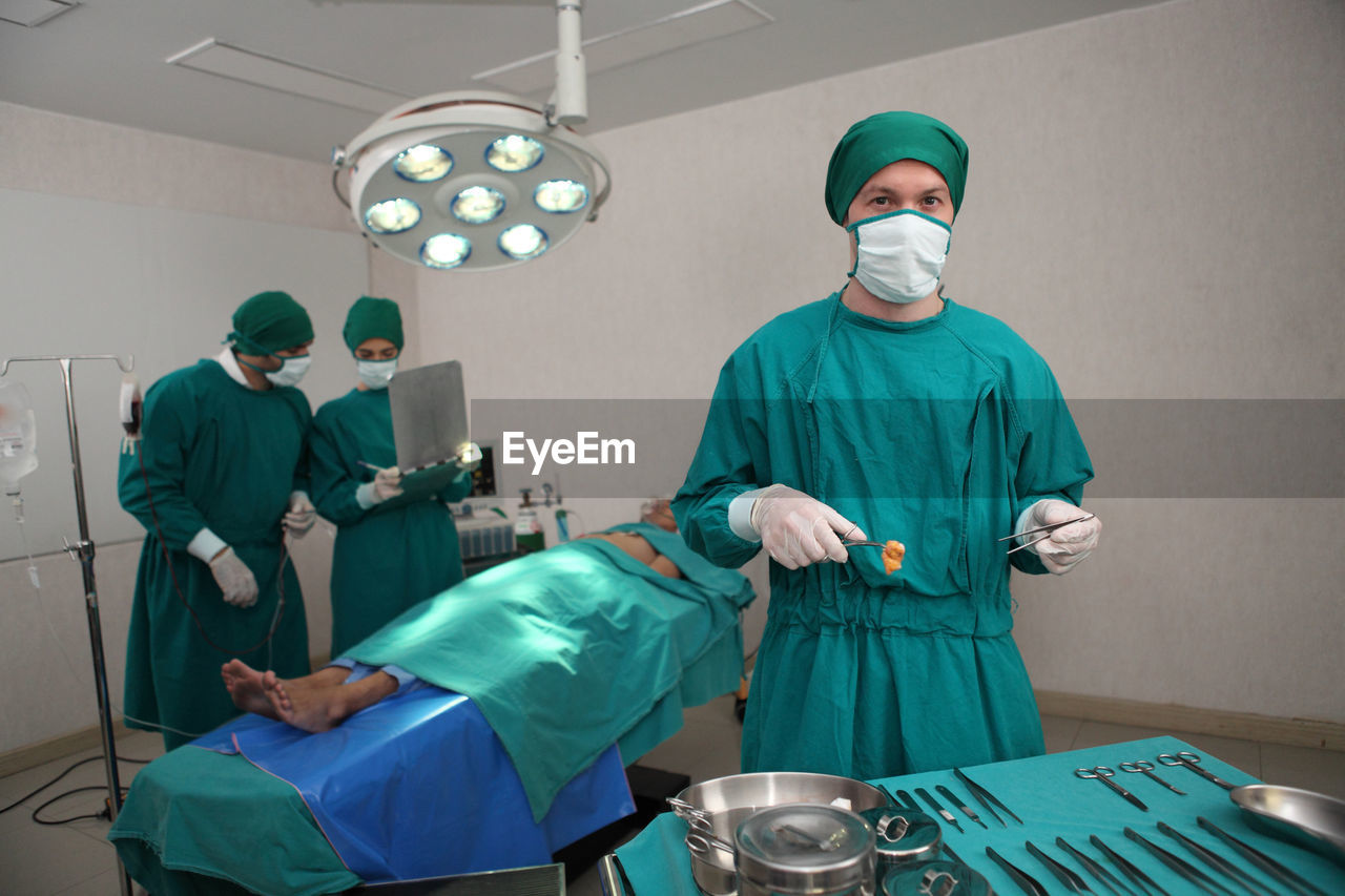 Portrait of doctor at hospital