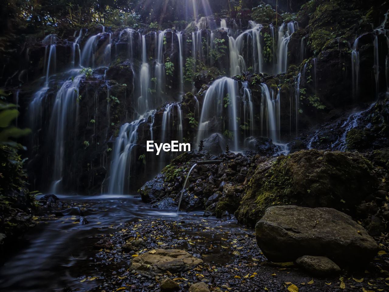 Waterfall in forest