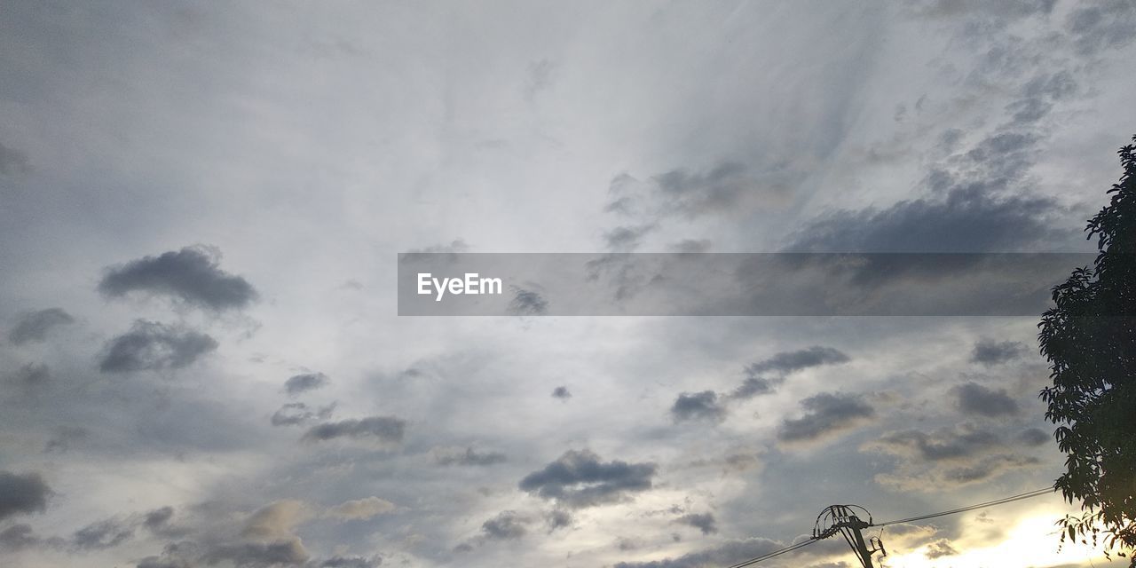 LOW ANGLE VIEW OF CLOUDY SKY