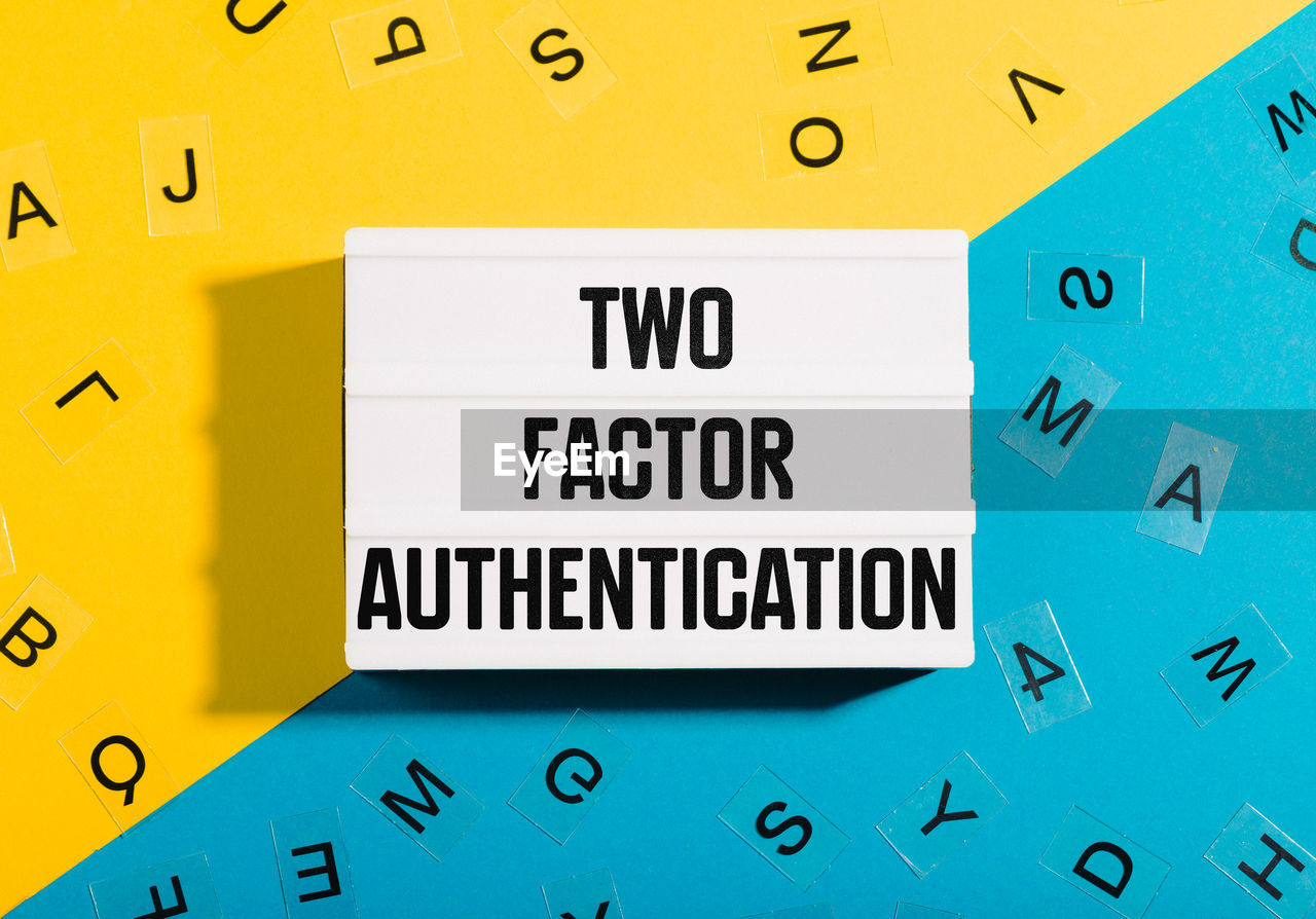 Two factor authentication