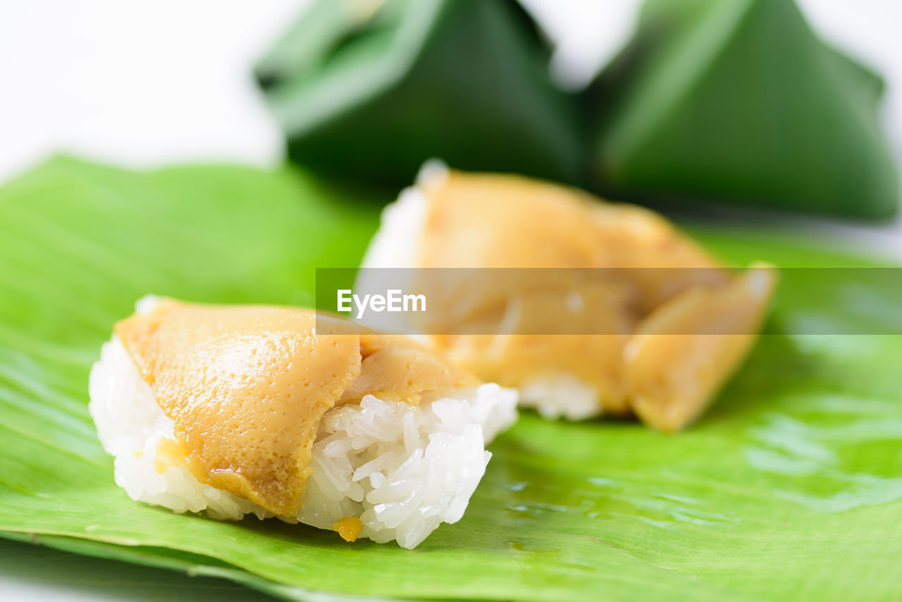 CLOSE-UP OF FISH IN PLATE