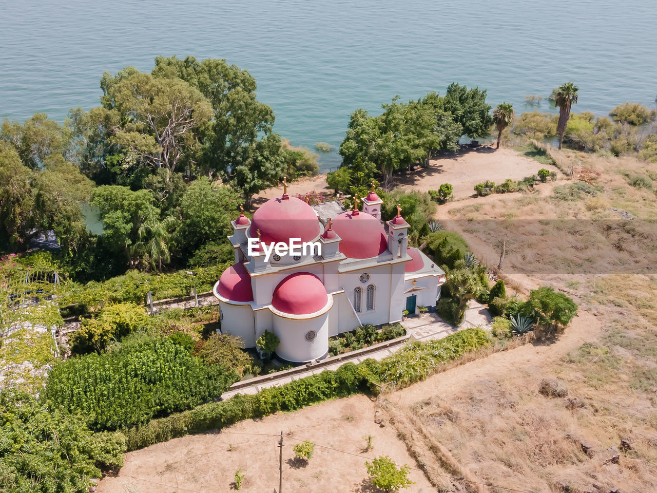 HIGH ANGLE VIEW OF TEMPLE