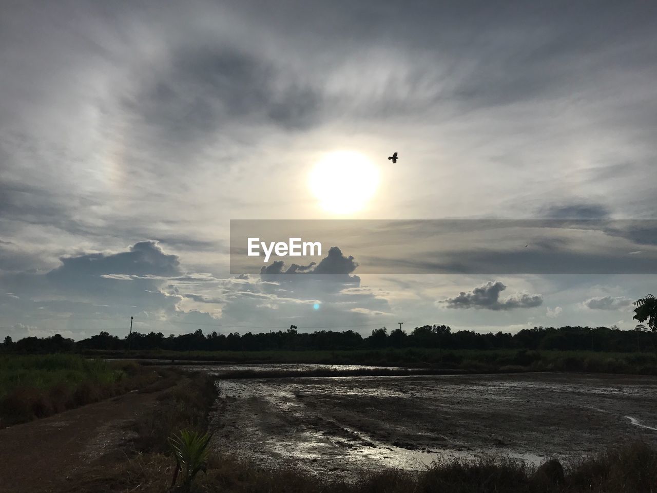 SCENIC VIEW OF LANDSCAPE AGAINST SKY DURING SUNSET