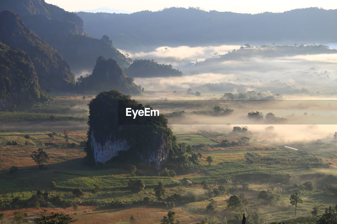 Scenic view of landscape against sky