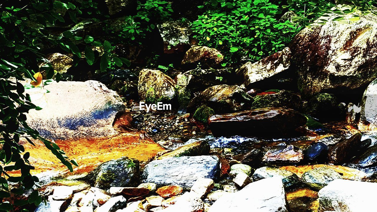 ROCKS IN WATER