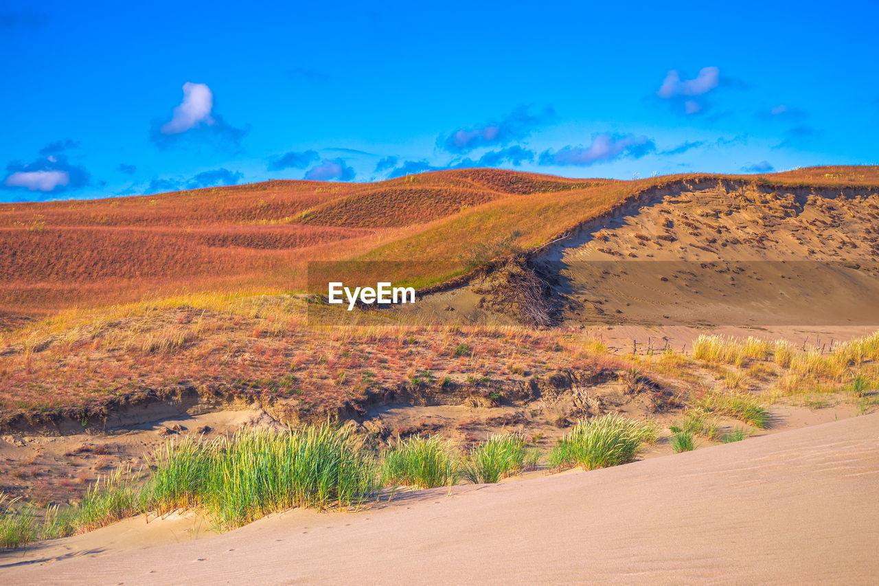 SCENIC VIEW OF ARID LANDSCAPE AGAINST SKY