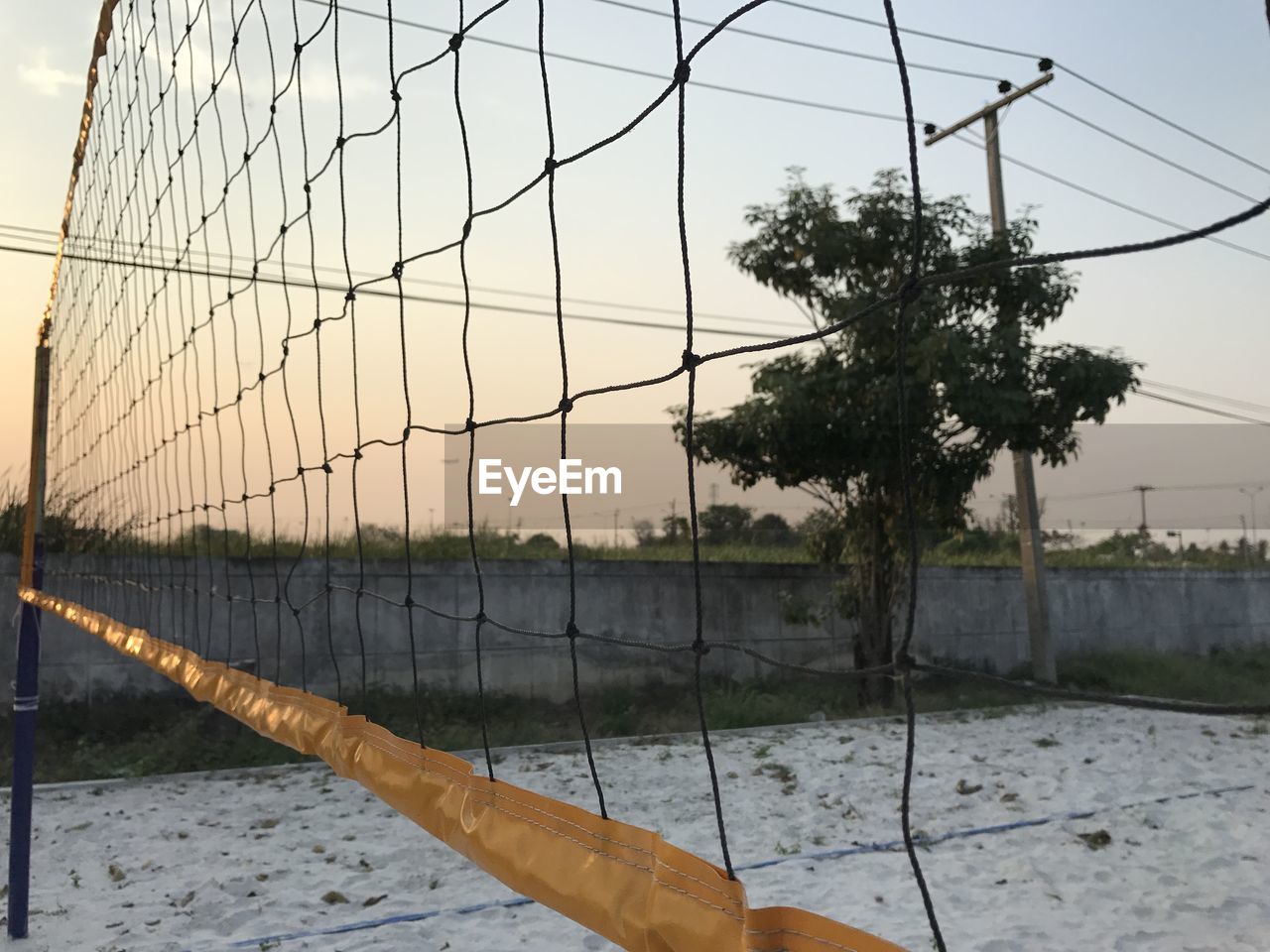 FENCE AGAINST SKY