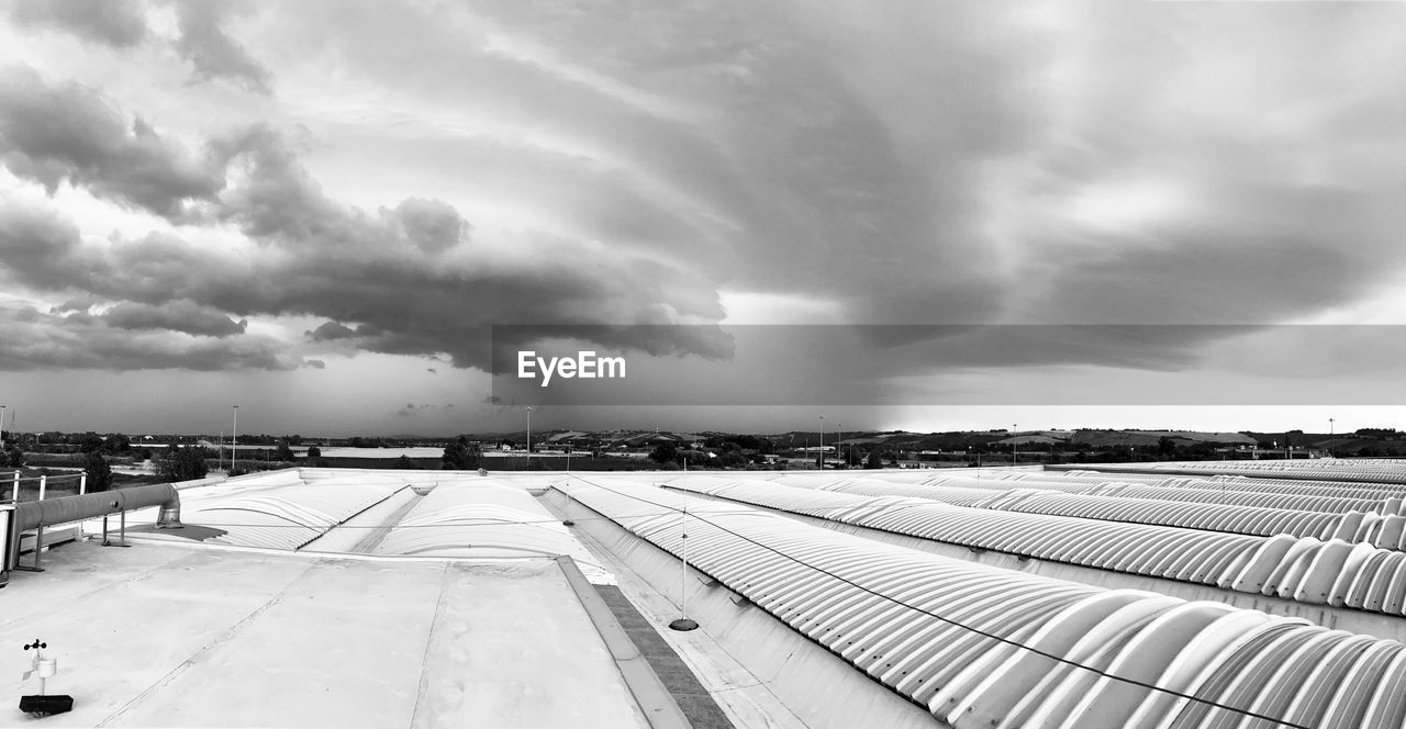 PANORAMIC VIEW OF STORM CLOUDS