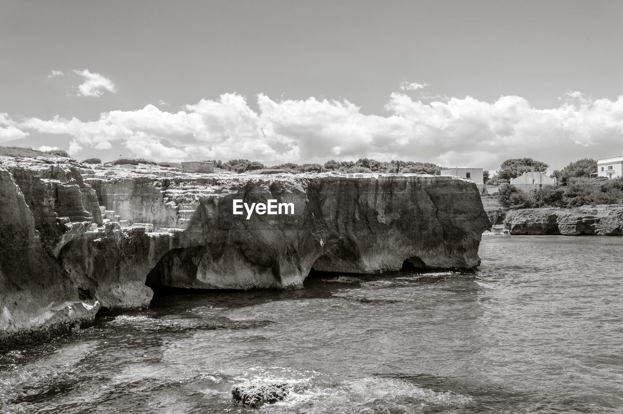 PANORAMIC VIEW OF SEA AGAINST SKY