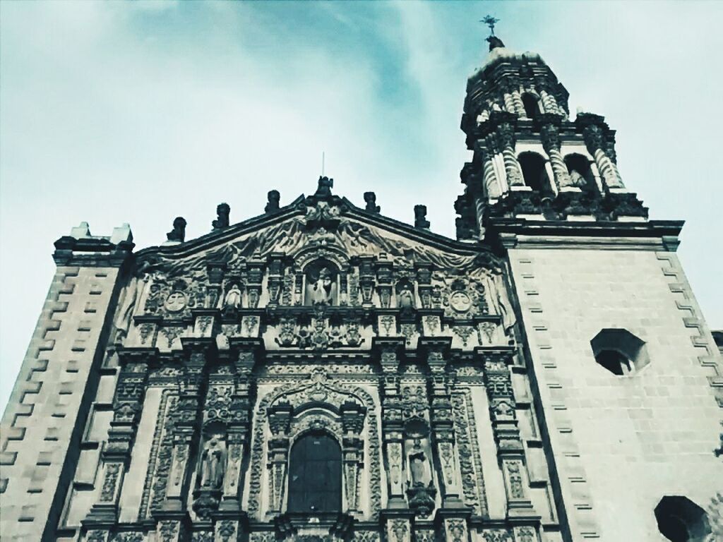 LOW ANGLE VIEW OF TEMPLE