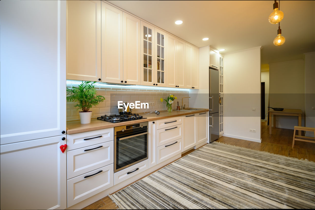 Interior of modern kitchen at home