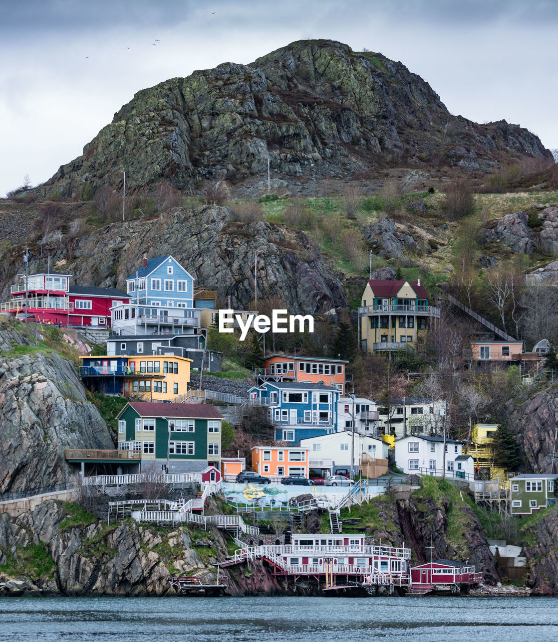 Buildings in a town