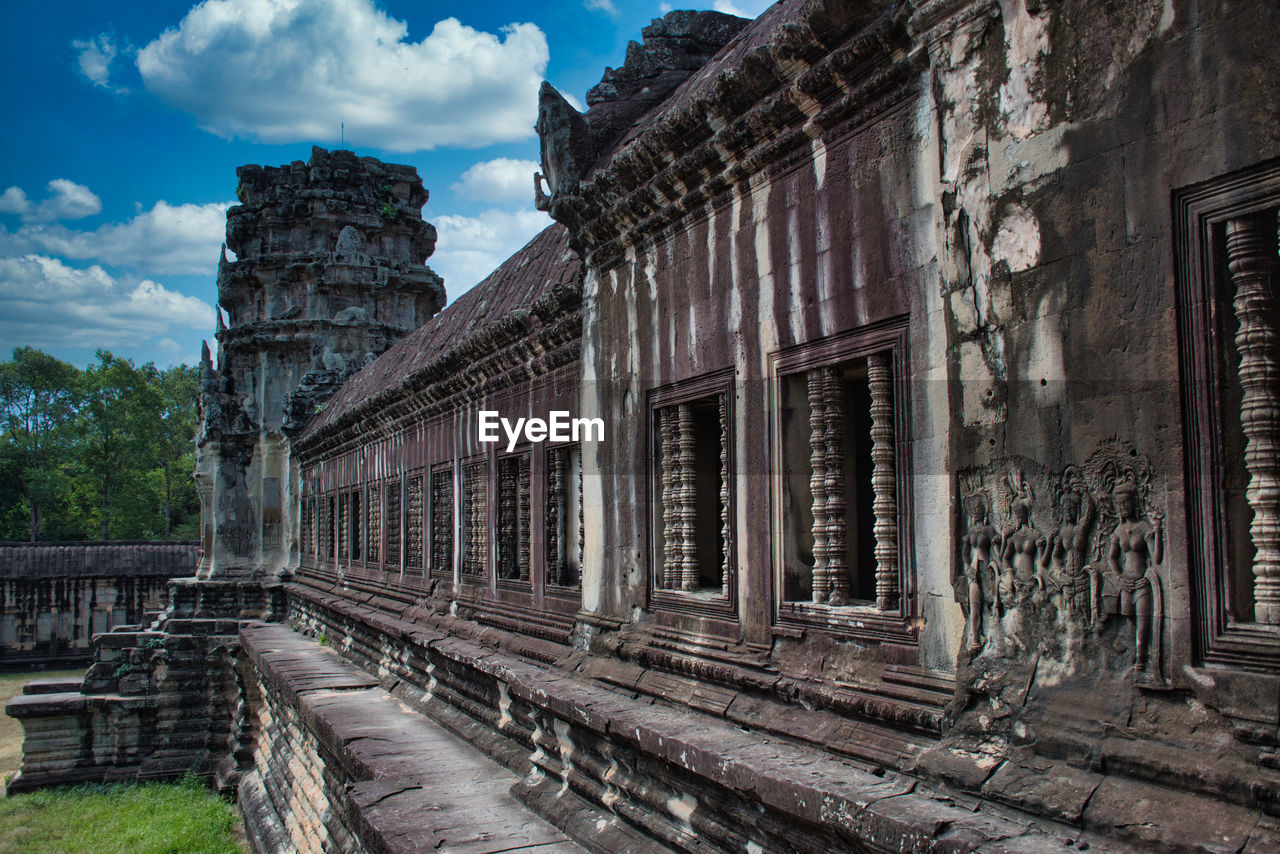 Angkor wat in siem reap,cambodia is the largest religious monument in the world