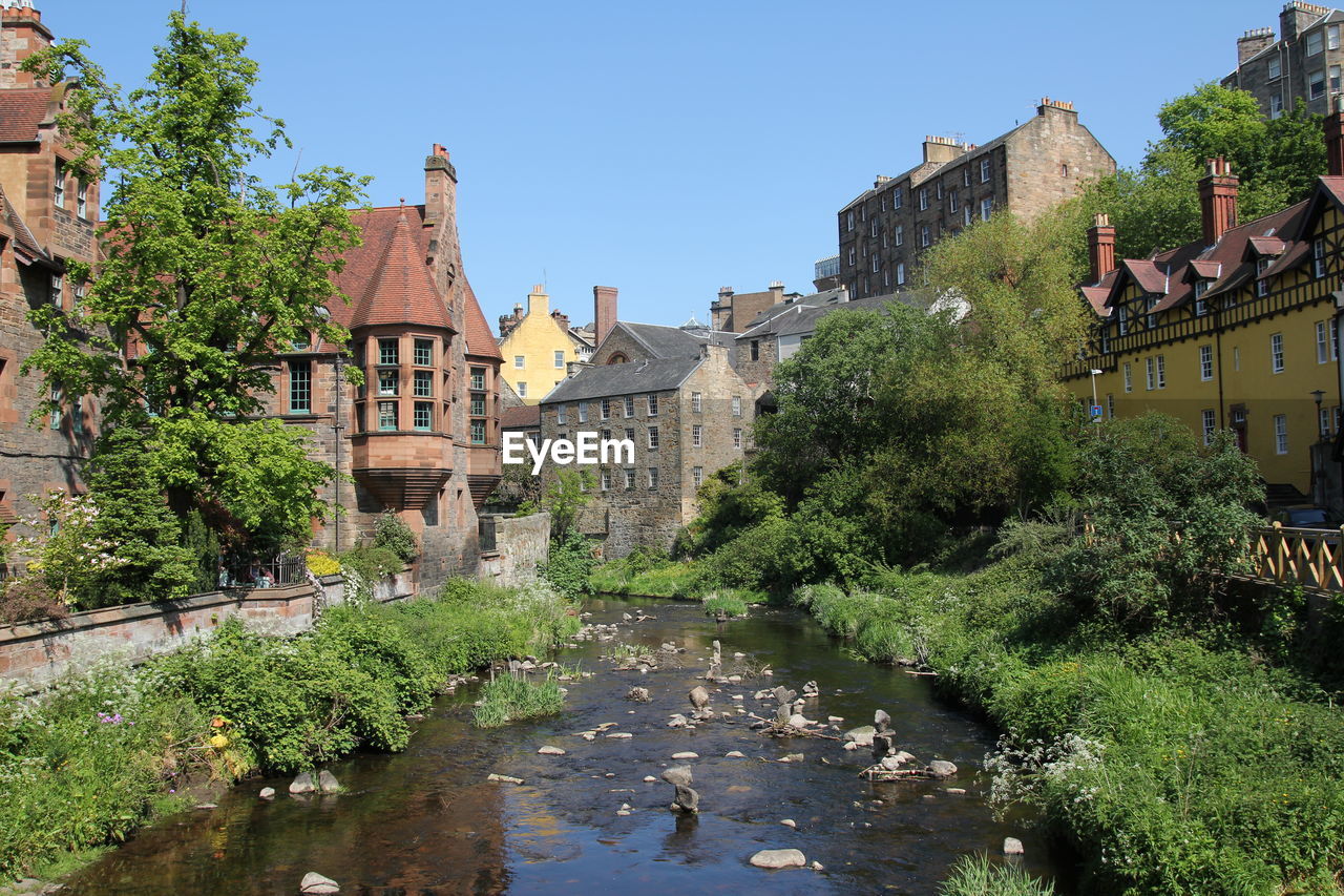 View of dean village canal