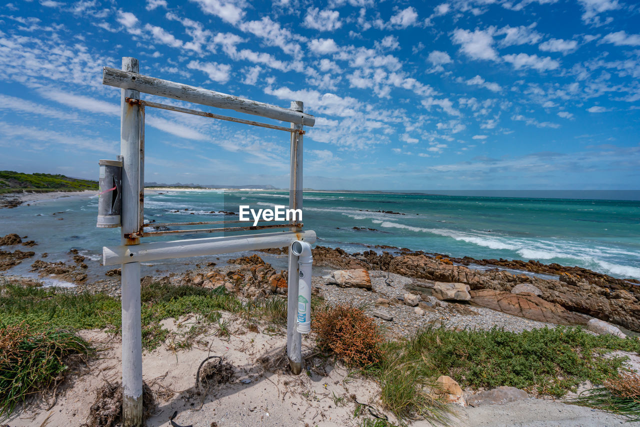 VIEW OF BEACH AGAINST SKY