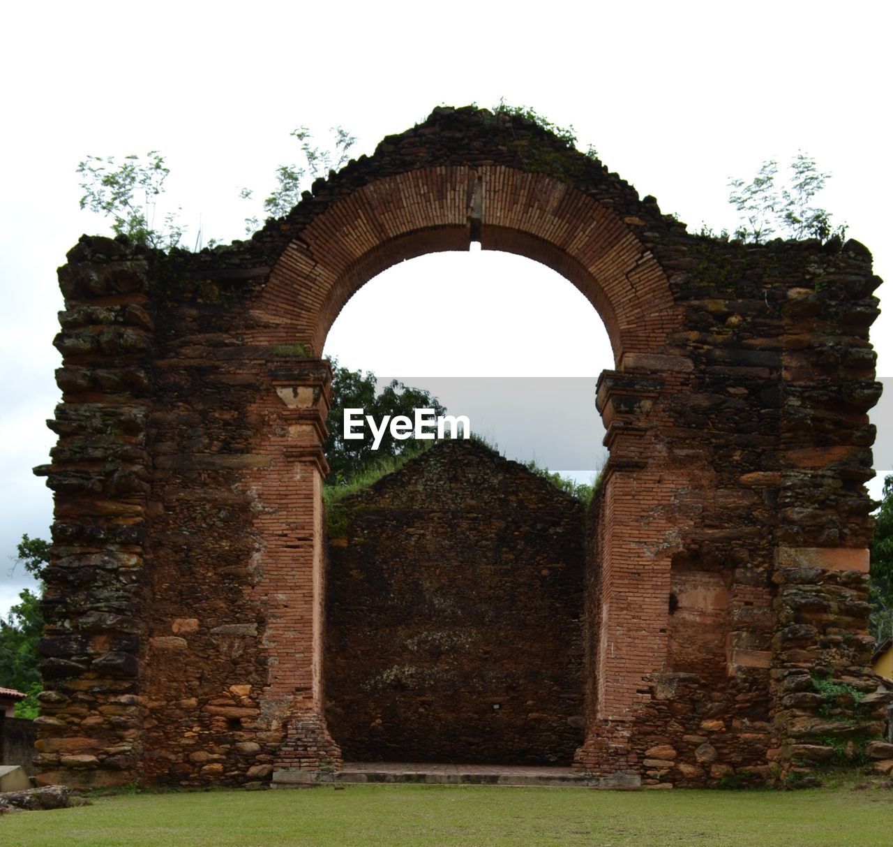 Historic arch against clear sky