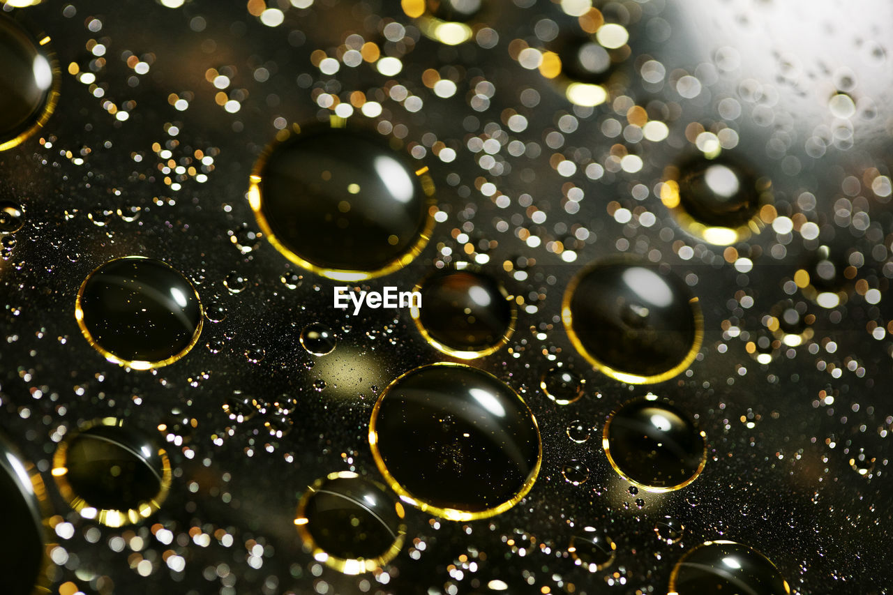 Full frame shot of water drops