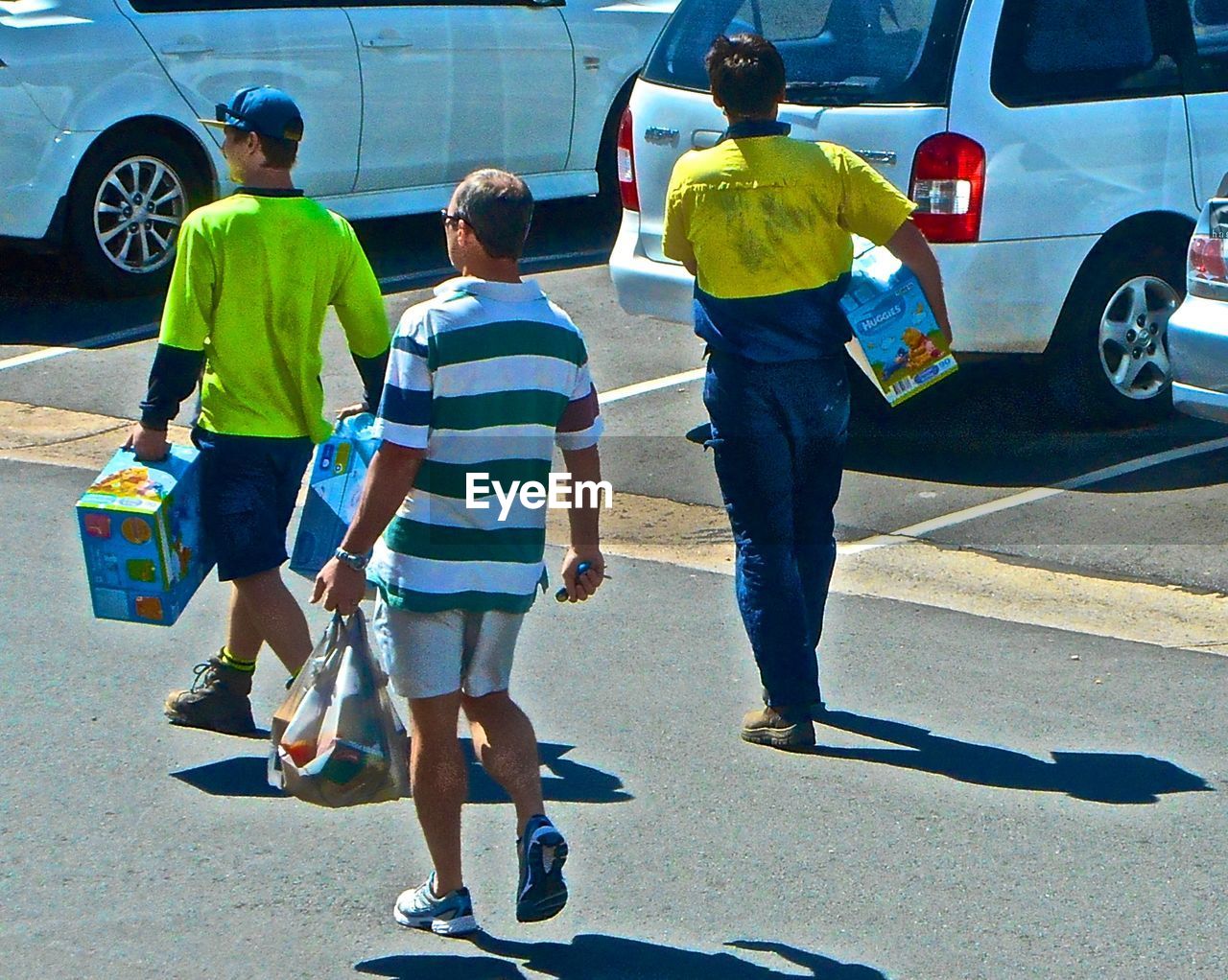 PEOPLE WALKING ON STREET