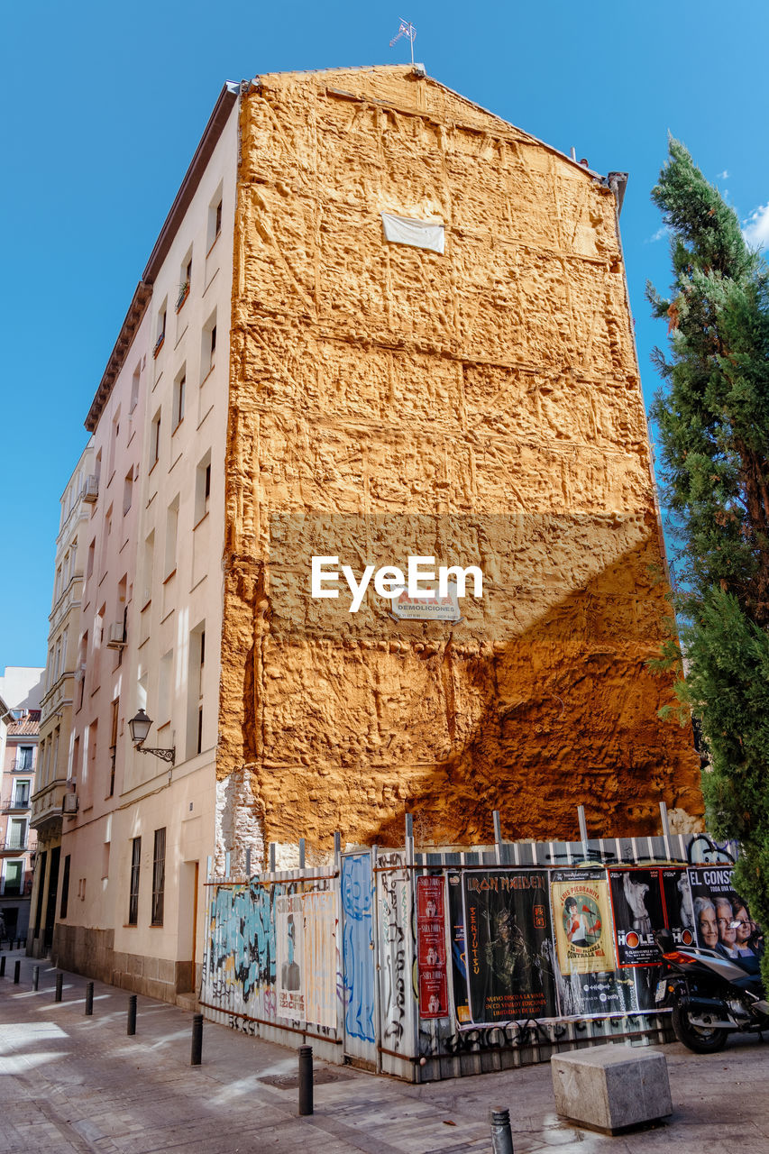 Low angle view of building against sky