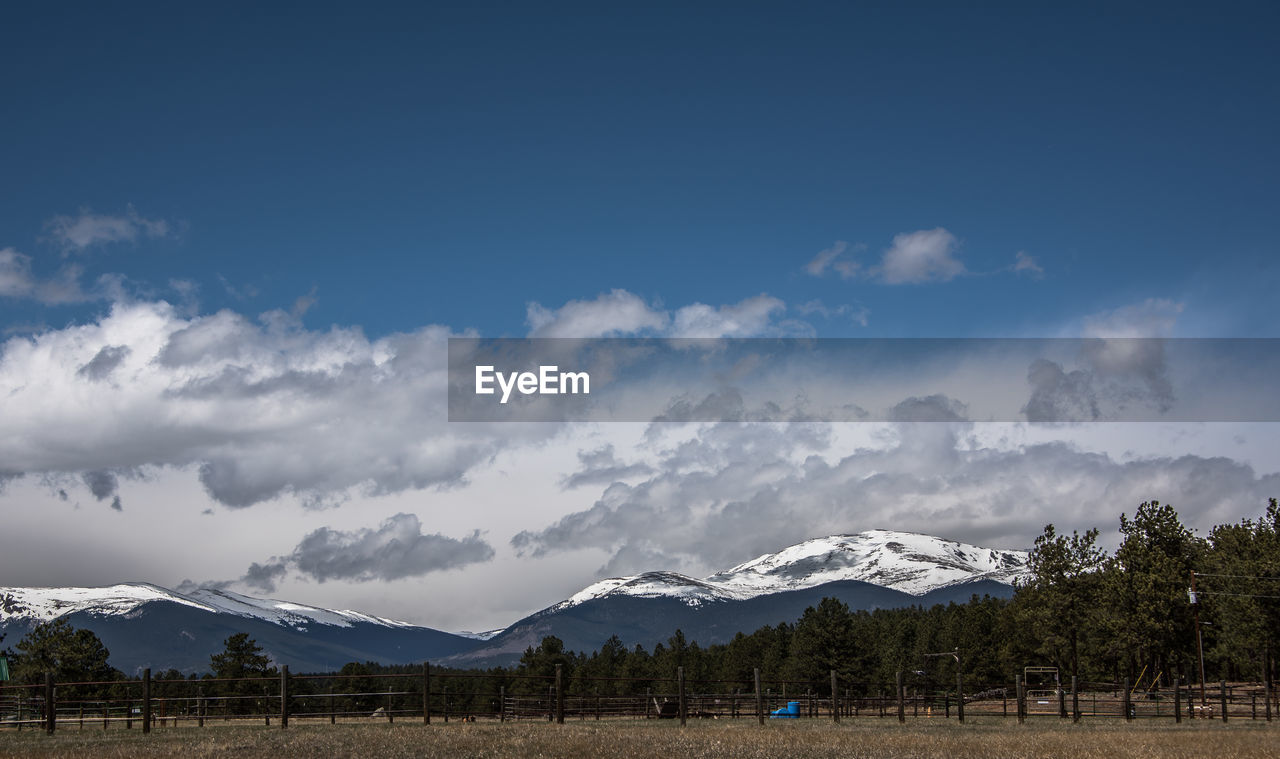 Panoramic view of landscape against sky