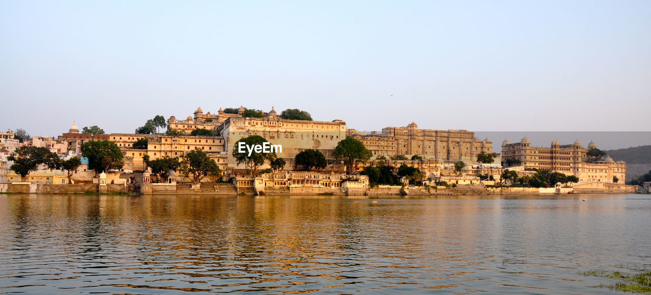 River with buildings in background