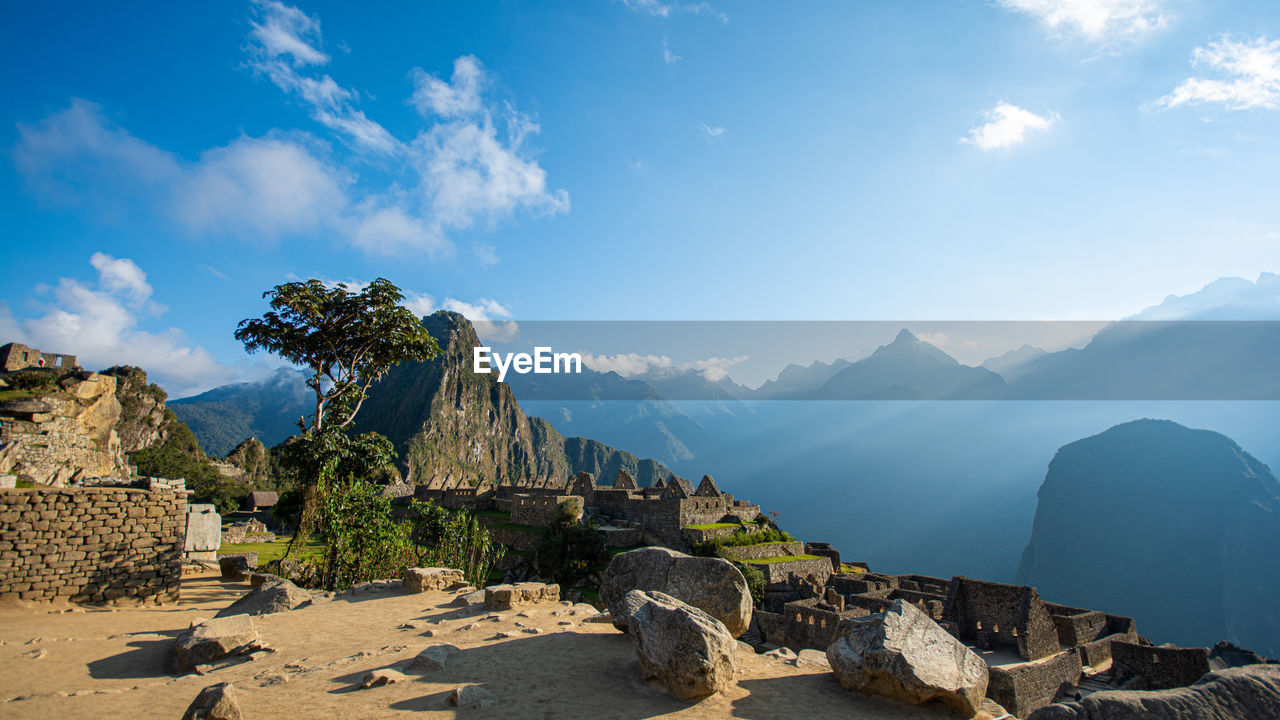 View of mountains against sky