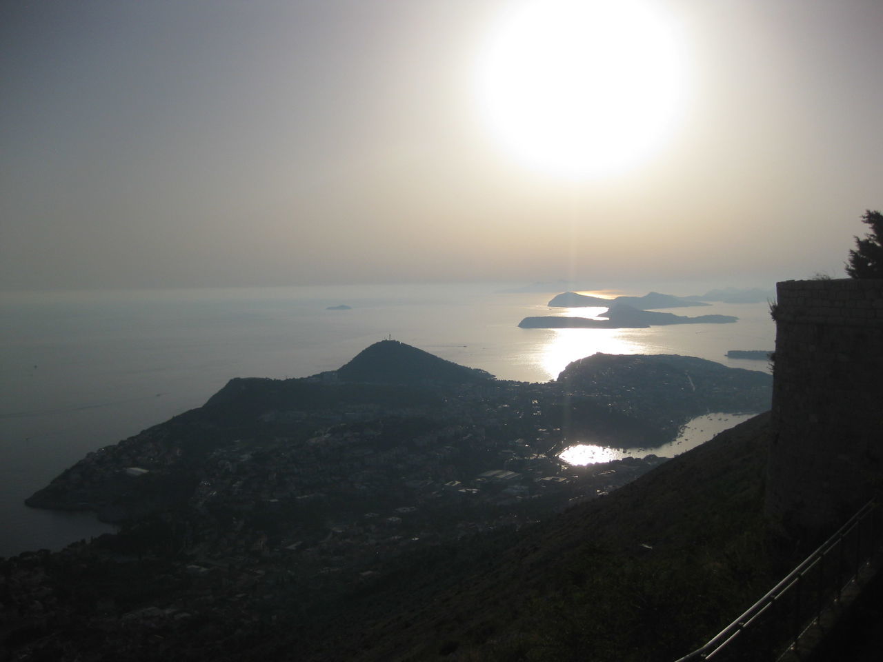 VIEW OF SEA AT SUNSET