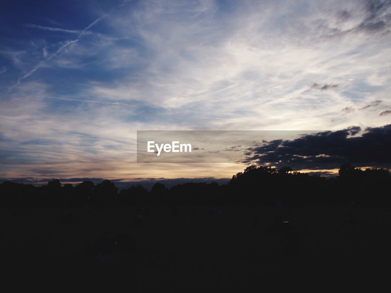 SCENIC VIEW OF SILHOUETTE LANDSCAPE AGAINST SKY DURING SUNSET