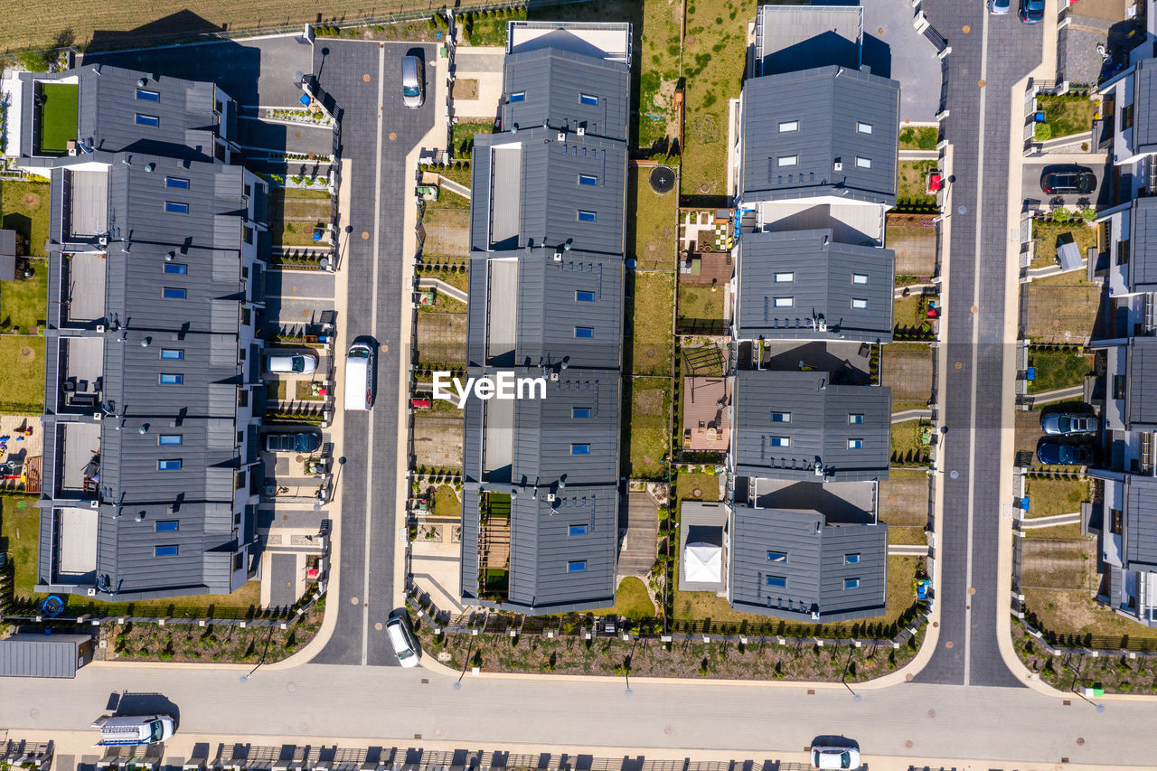 Residential development aerial. aerial view