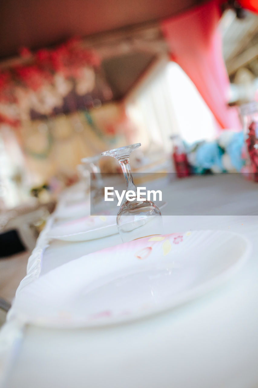 Wedding catering decor.