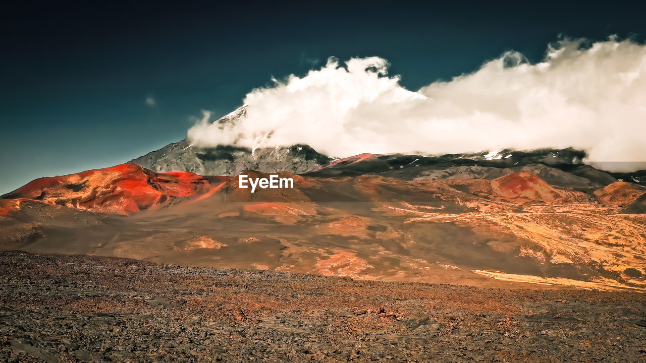 Volcanic eruption, lava, red hot lava volcanoes-nationalpark, usa, hawaii