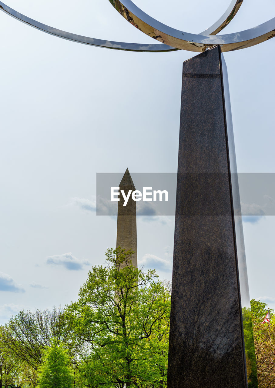 LOW ANGLE VIEW OF TOWER AGAINST THE SKY