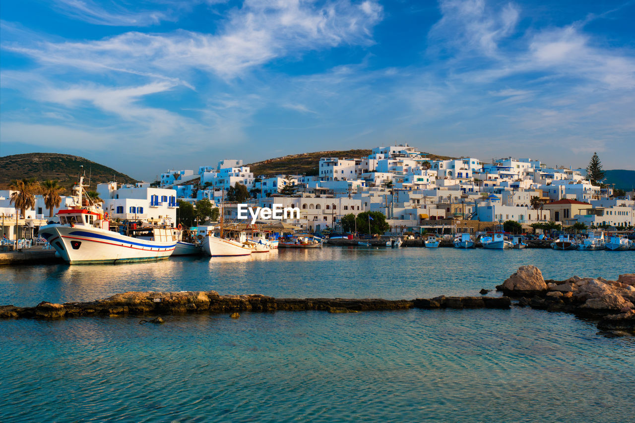 Picturesque naousa town on paros island, greece