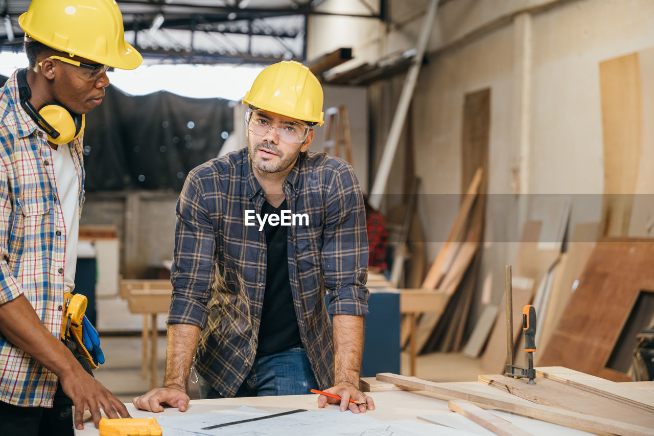 engineer working at construction site