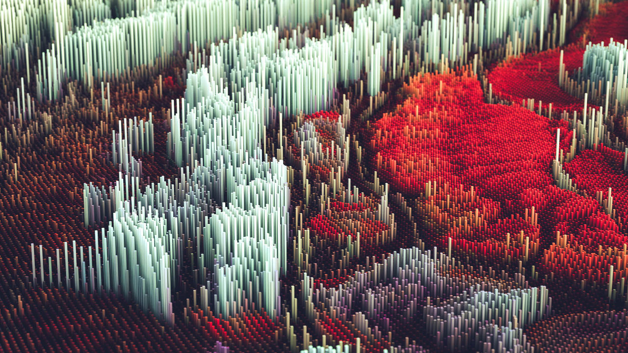 Full frame shot of digitally abstract pattern