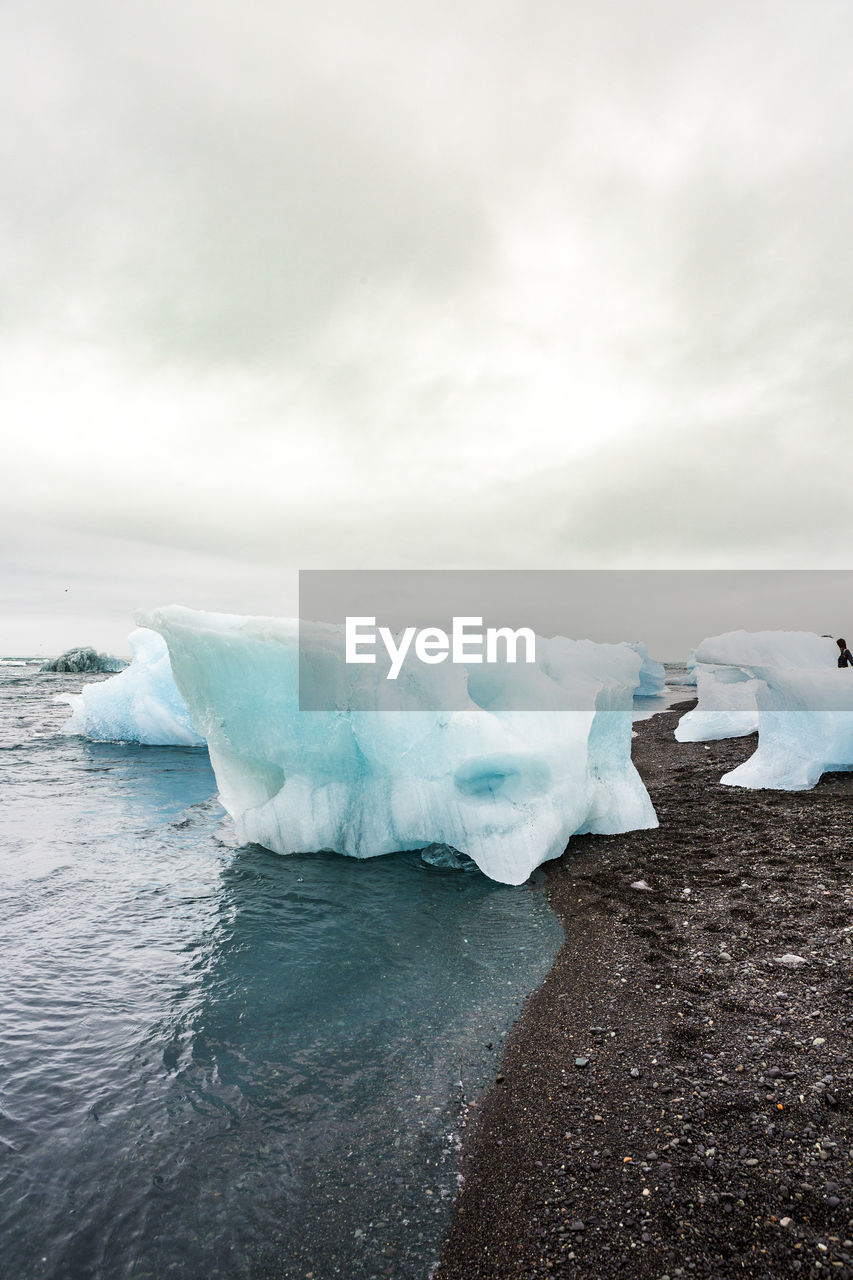 FROZEN SEA AGAINST SKY