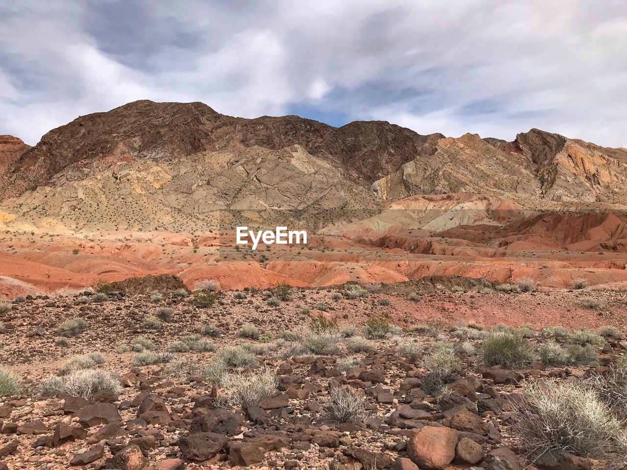 SCENIC VIEW OF MOUNTAIN AGAINST CLOUDY SKY