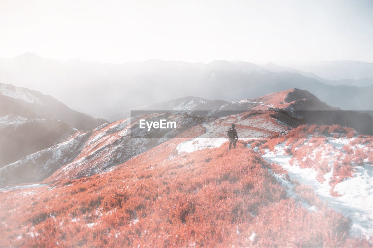SCENIC VIEW OF MOUNTAIN RANGE AGAINST SKY