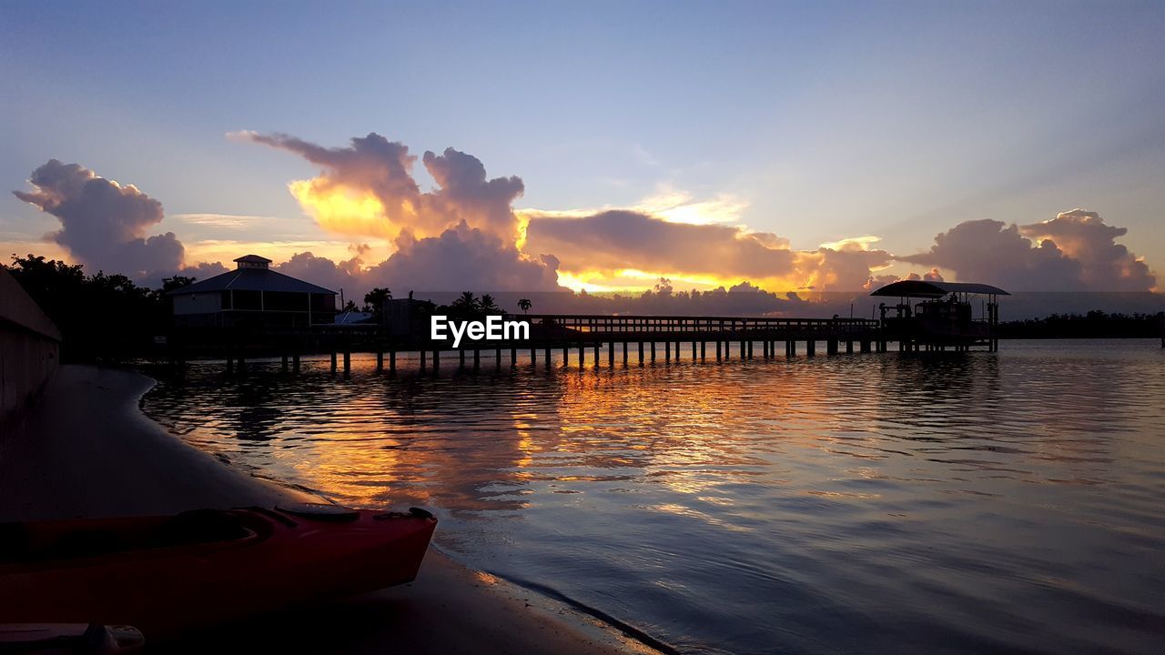 SCENIC VIEW OF SEA DURING SUNSET