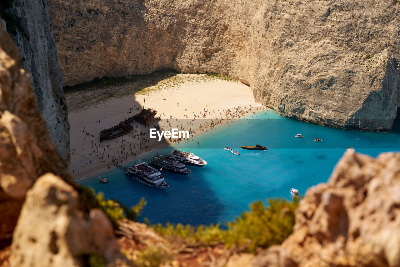 Aerial view of beach