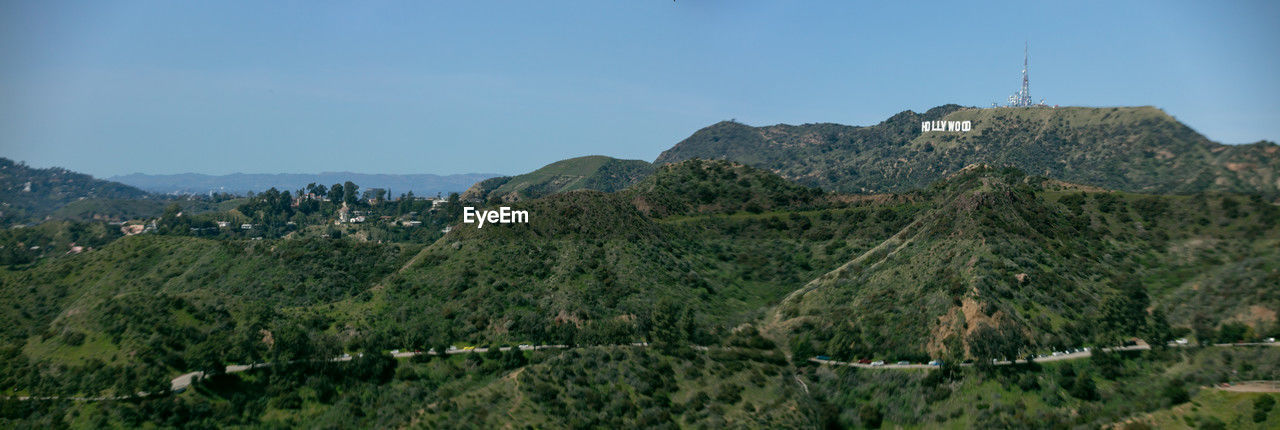 Hollywood hills panorama 