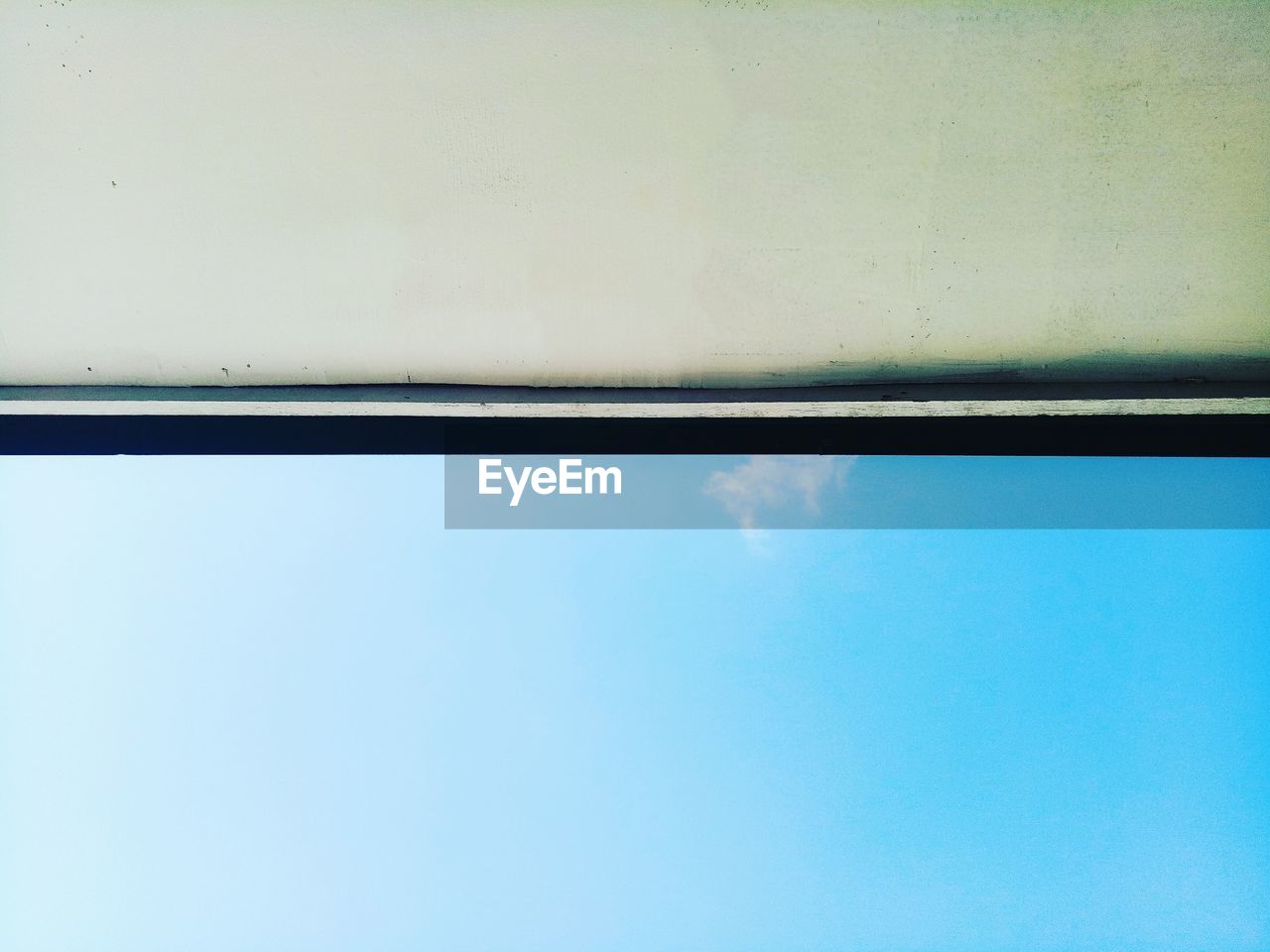 CLOSE UP OF BLUE SKY AND CLOUDS