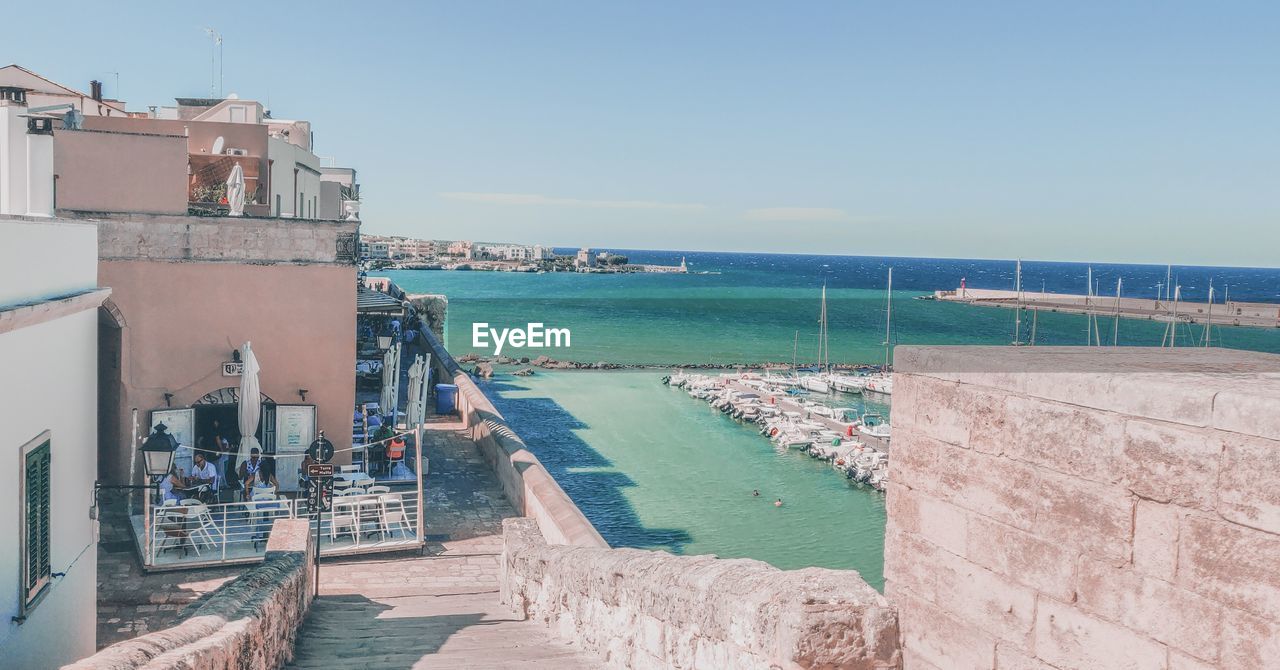 SCENIC VIEW OF SWIMMING POOL AGAINST CLEAR SKY