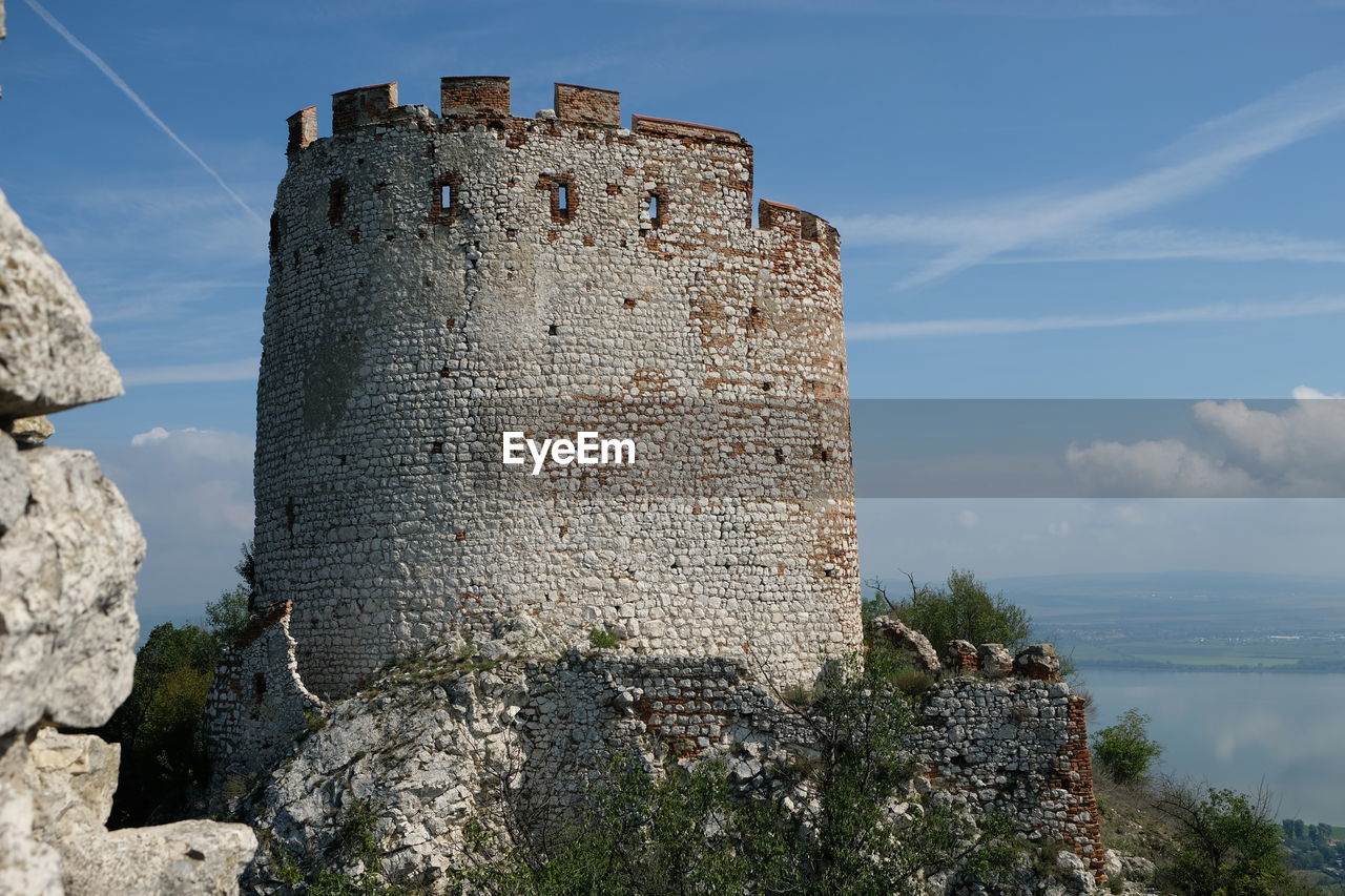 The old tower of the ruins of tthe castle