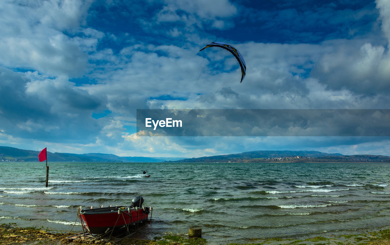 SCENIC VIEW OF SEA AND SKY