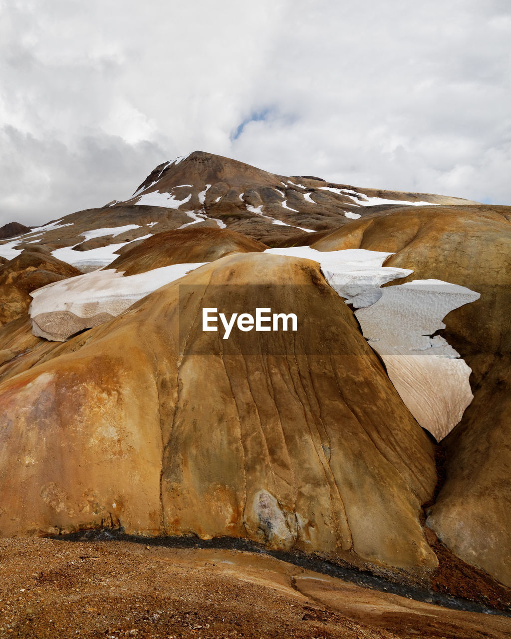 Scenic view of mountain against sky