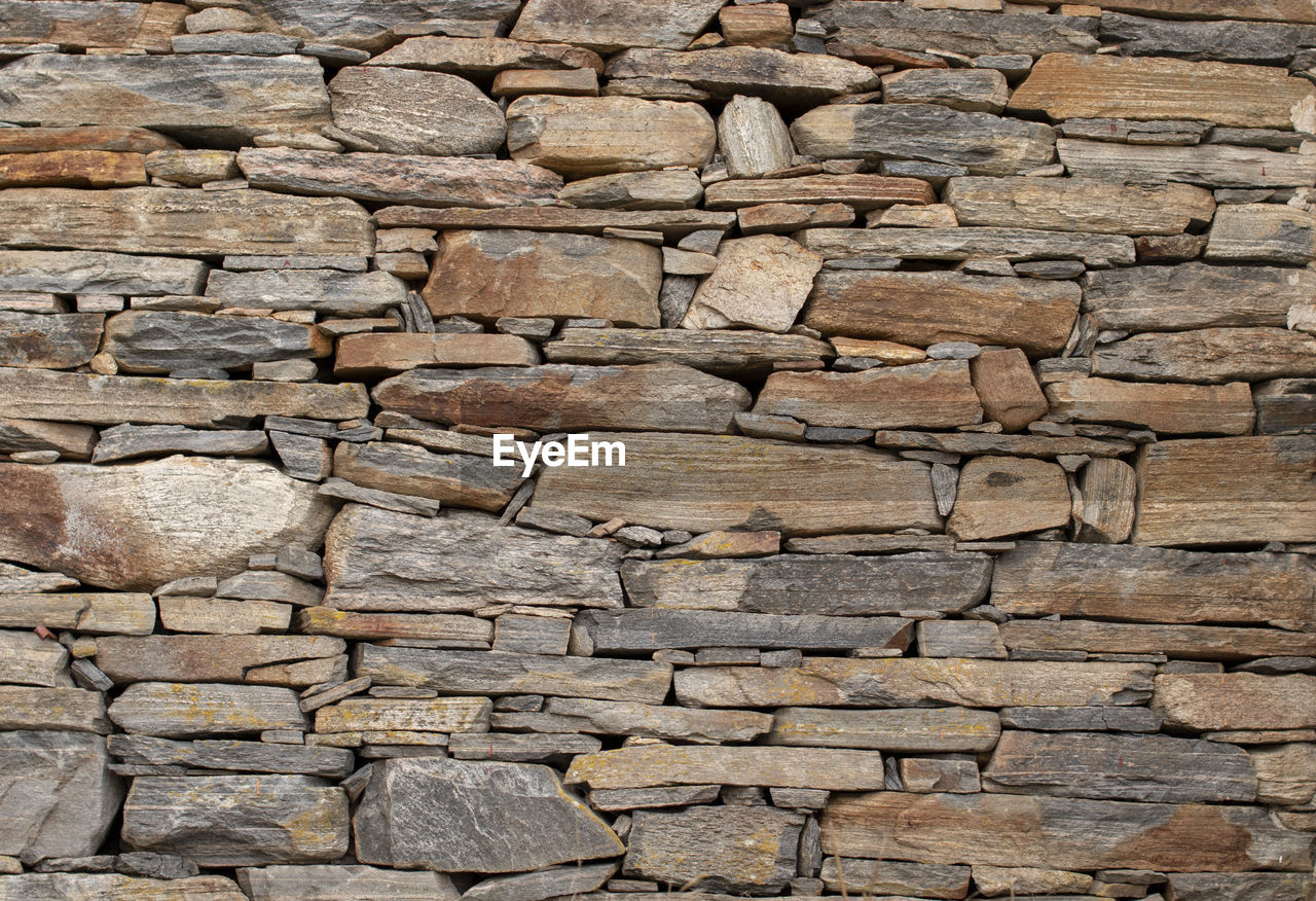 Full frame shot of stone wall