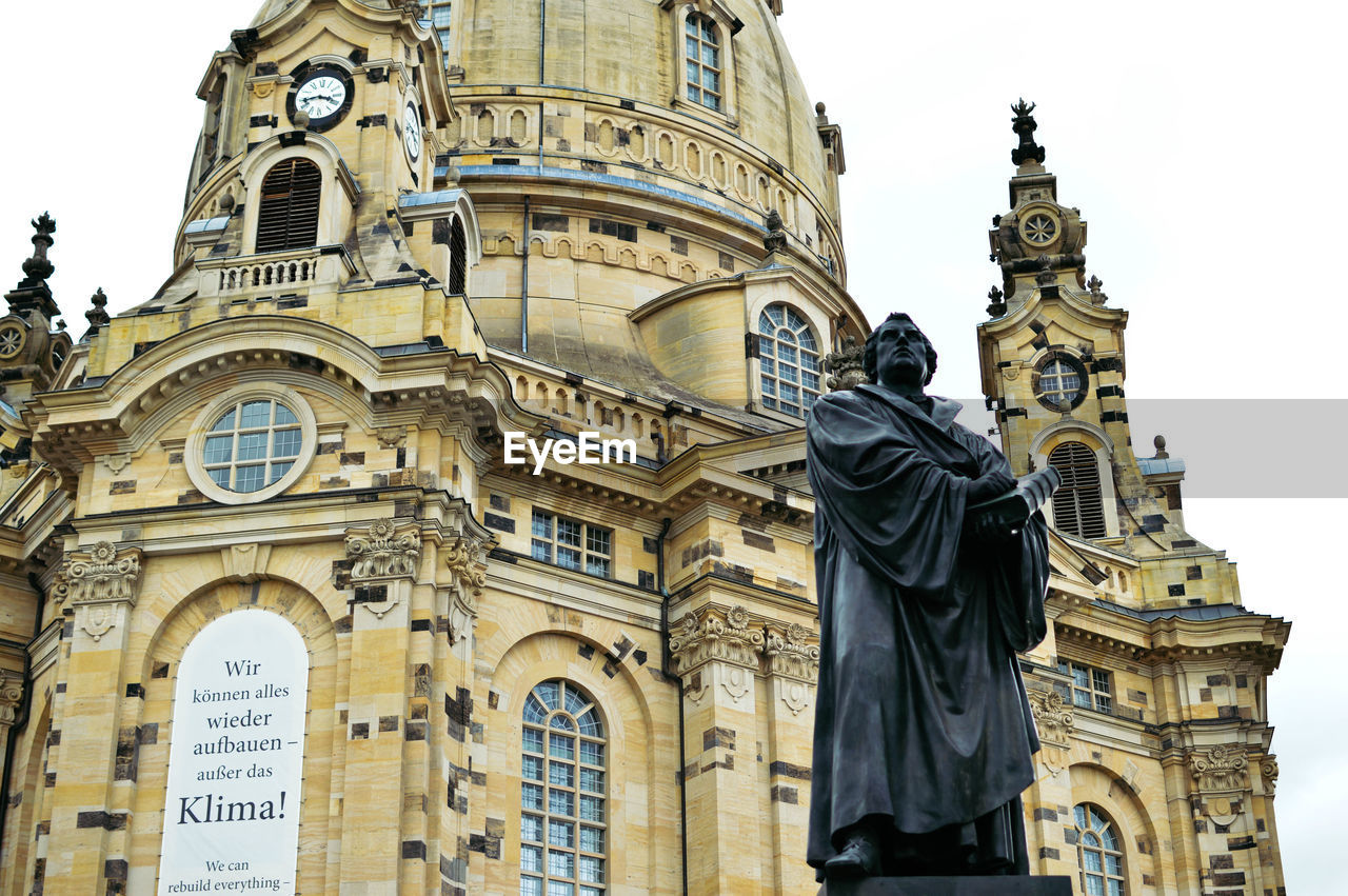 low angle view of cathedral against clear sky