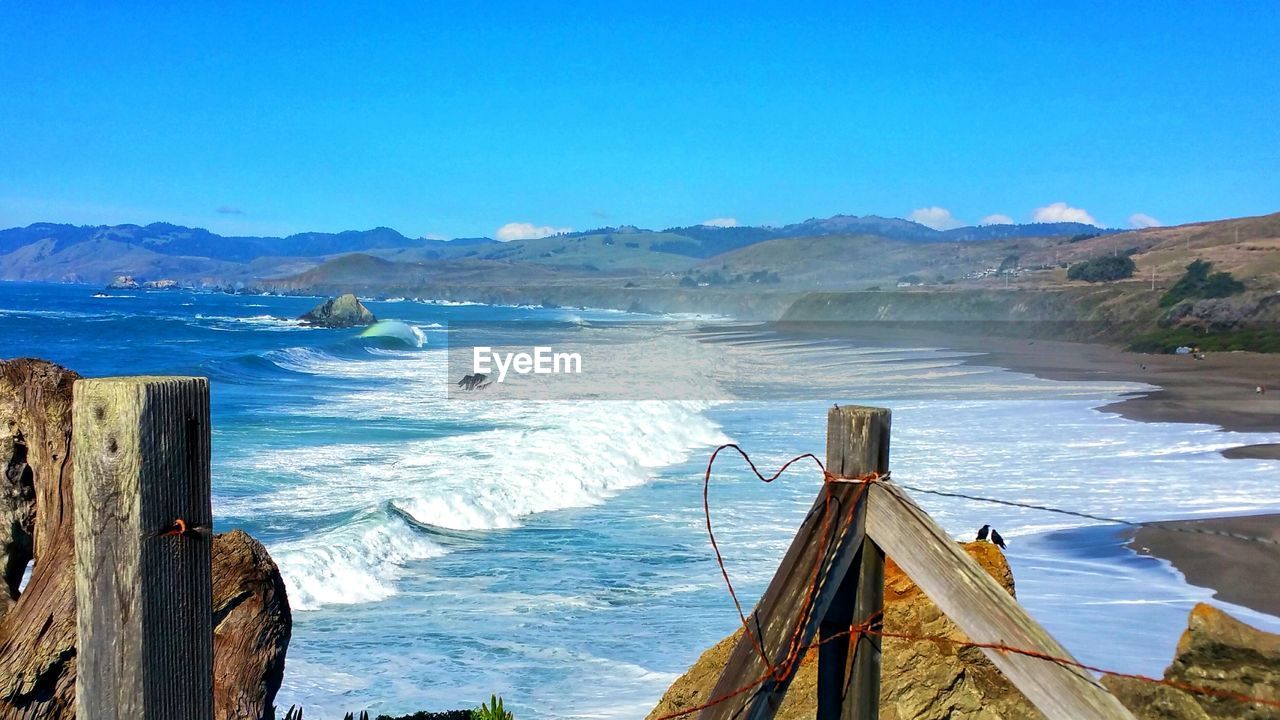 PANORAMIC VIEW OF SEA AGAINST SKY