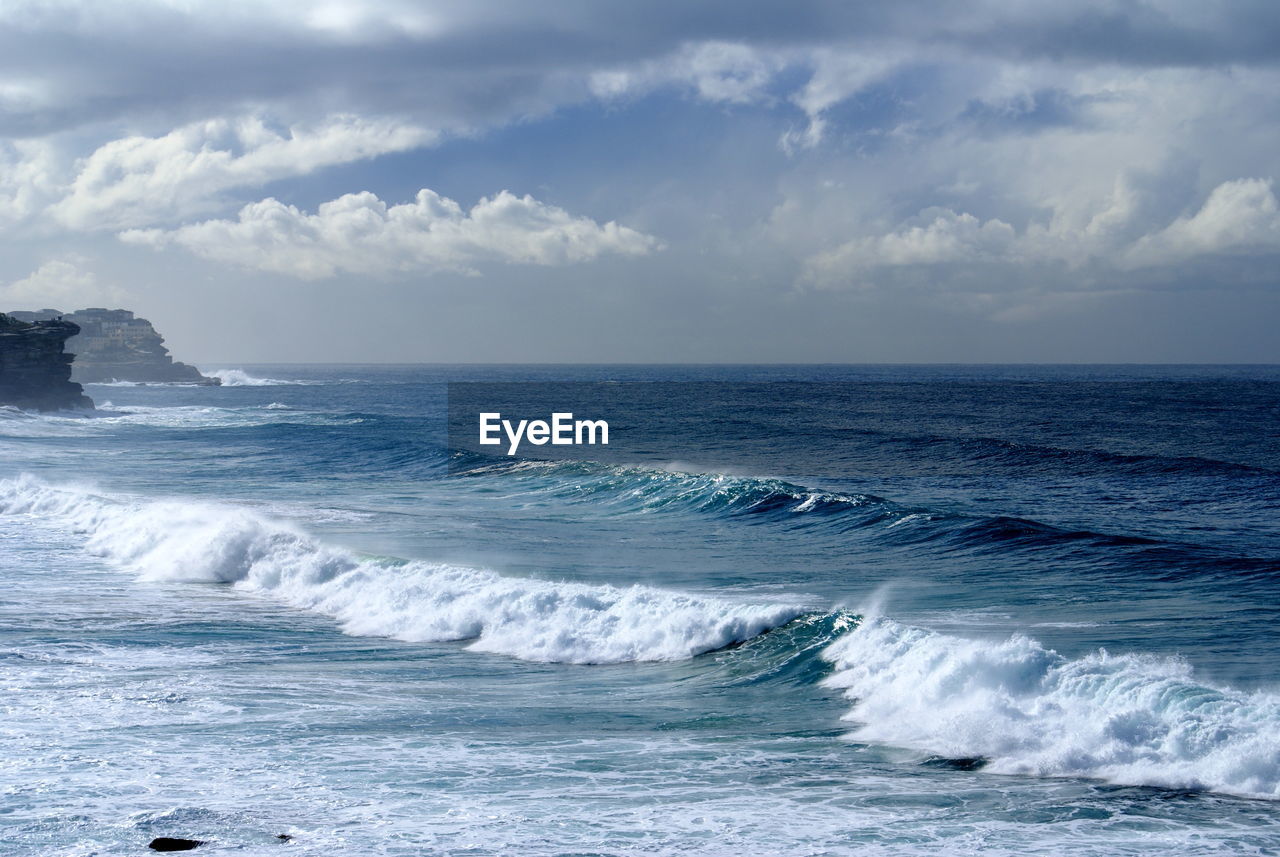 View of calm sea against the sky